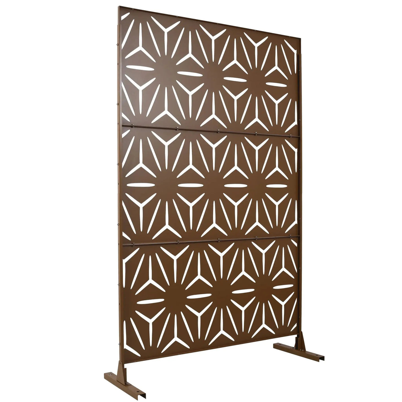 Outdoor & Indoor Metal Privacy Screen, Freestanding Decorative Panels by HouseOfZazla