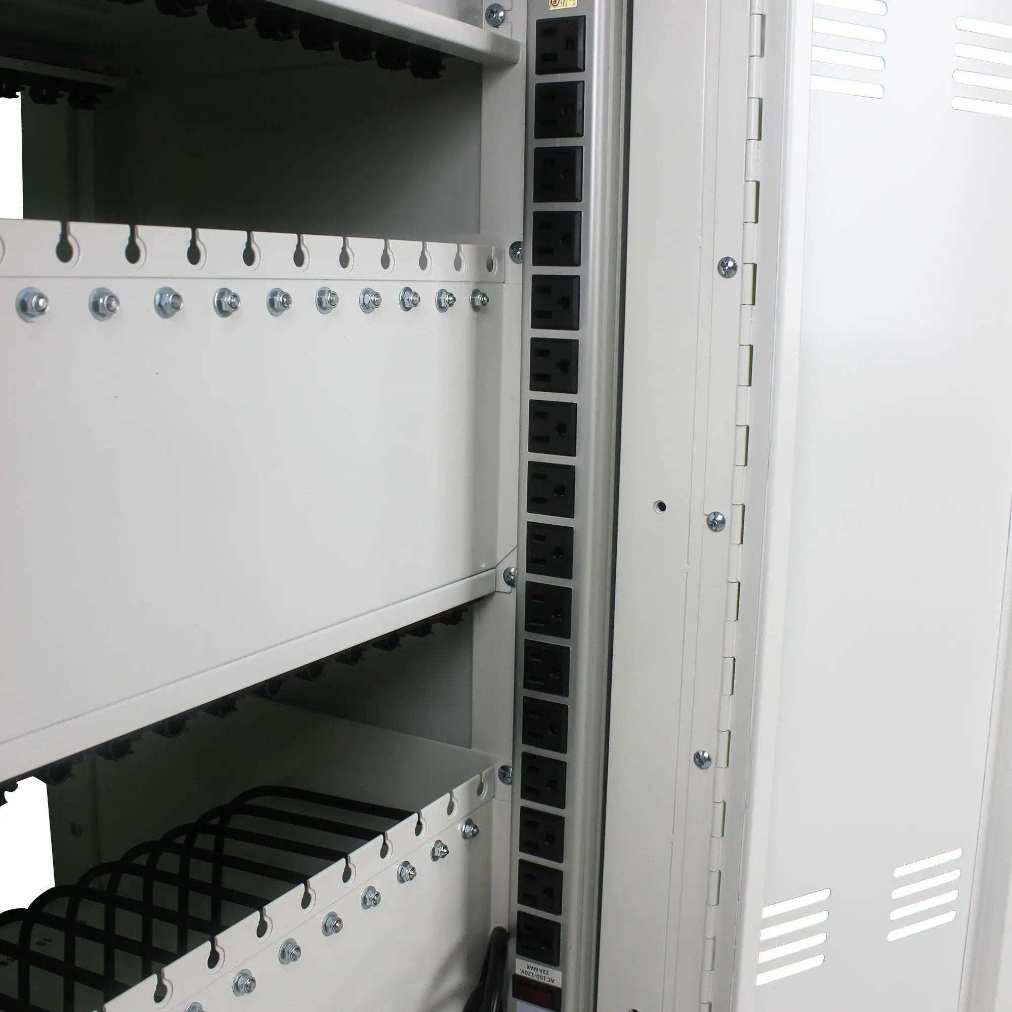 Mobile Charging Cart And Cabinet For Tablets Laptops 30 Device With Combination Lock by HouseOfZazla