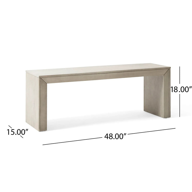 Acacia Wood Dining Bench, Farmhouse Style by HouseOfZazla