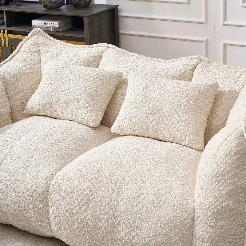 Comfortable Dual Beanbag Chair With High Resilience Foam Core For 2 People by HouseOfZazla