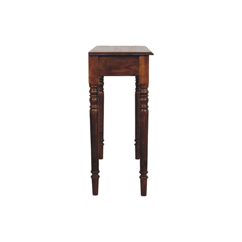 Turned Legs Drawer Console Table by HouseOfZazla