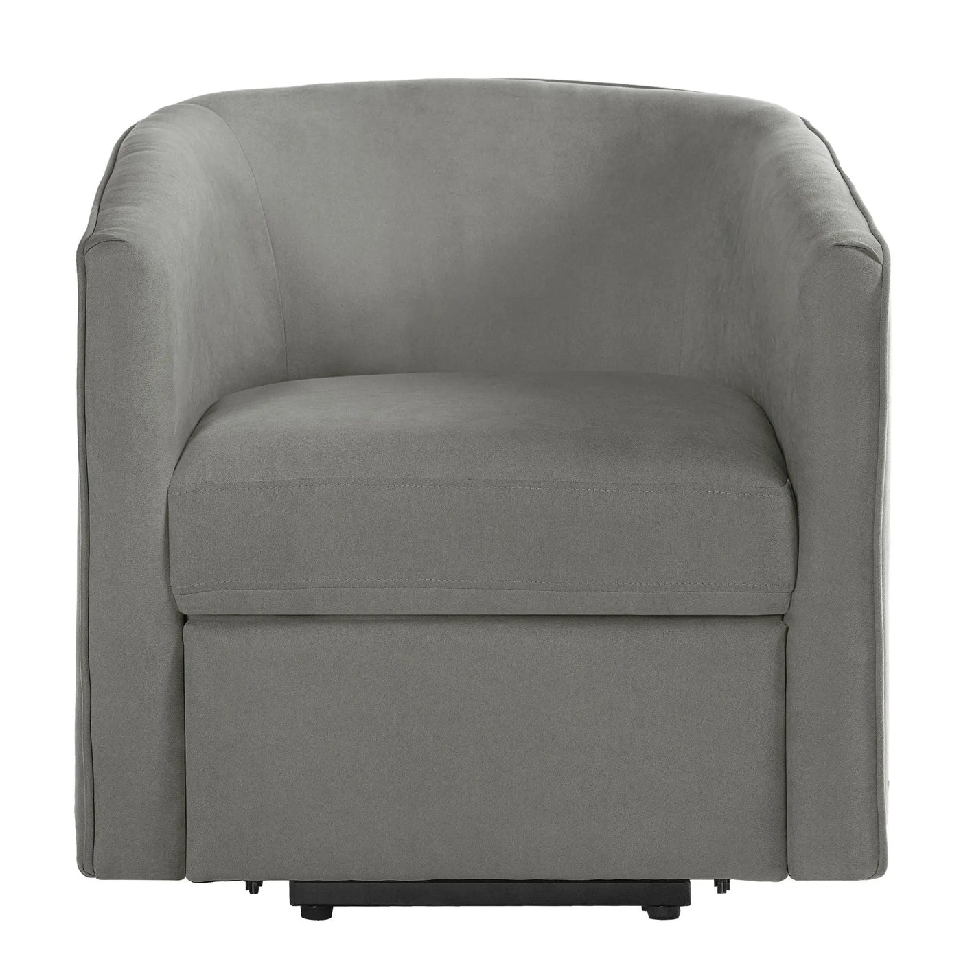 Power Lift Recliner Barrel Shape Reclining Chair With Footrest And Side Pocket by HouseOfZazla