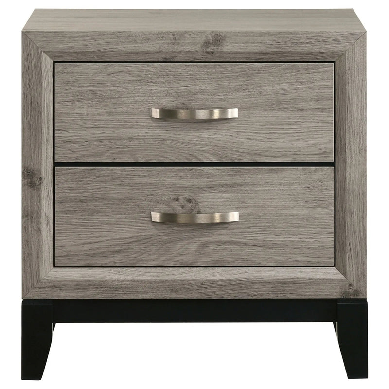 Watson 2-drawer Nightstand Bedside Table Light Taupe by Unique Piece Furniture