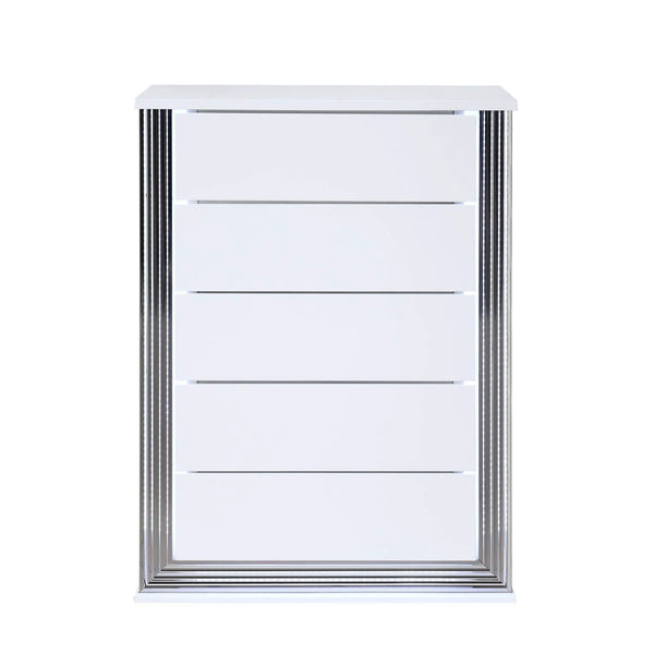 Moon - Smooth Chest With LED - White