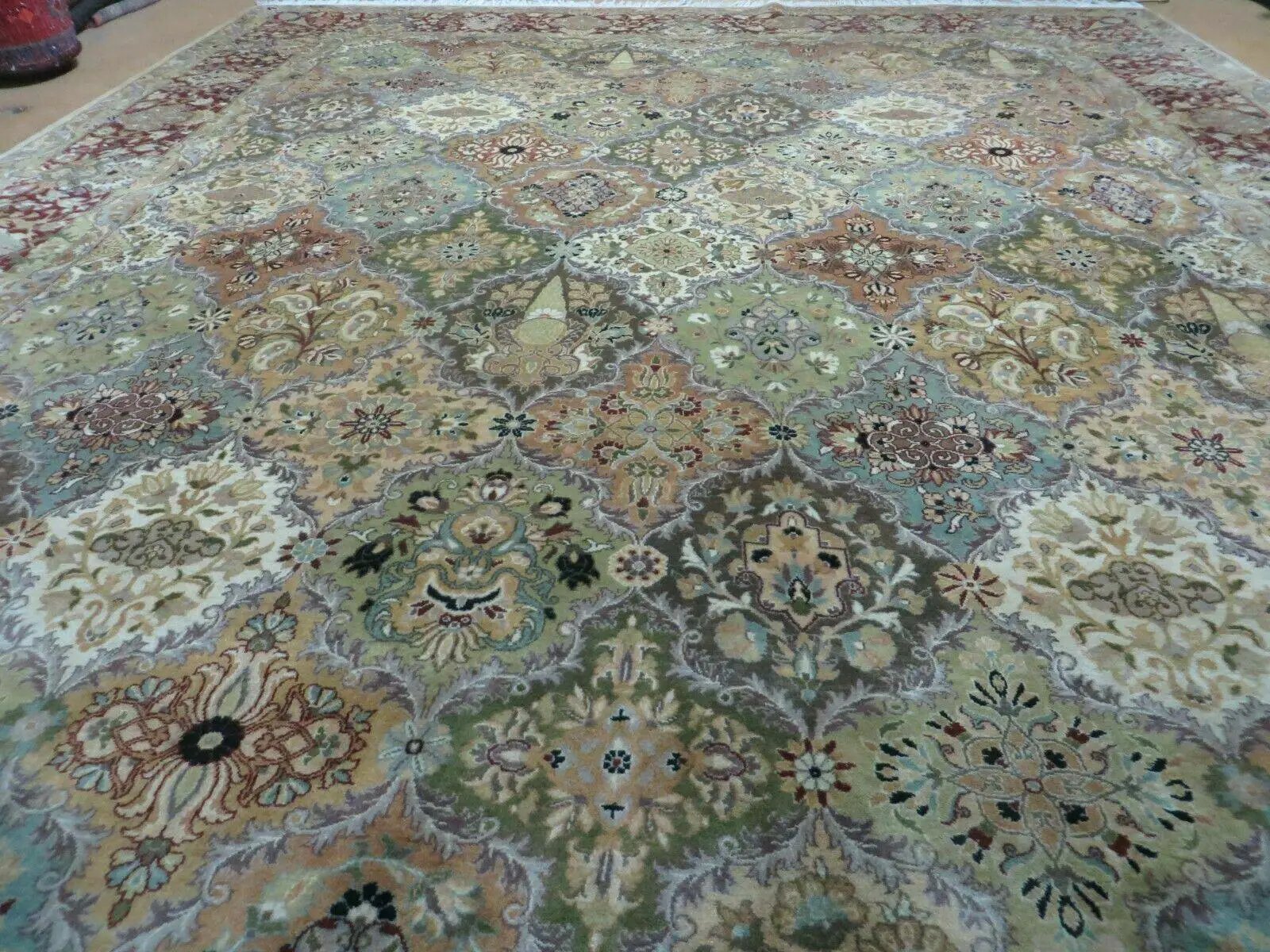 8' X 10' Safavieh Handmade Pakistan Oriental Floral Wool Rug Hand Knotted Organic by Jewel Rugs