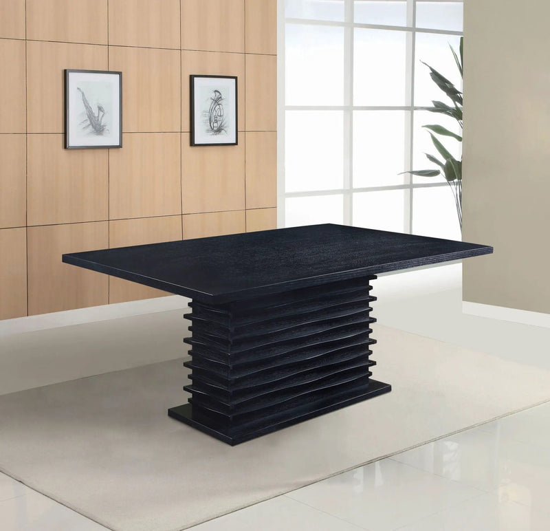Stanton Rectangular 66-inch Dining Table Black by Unique Piece Furniture