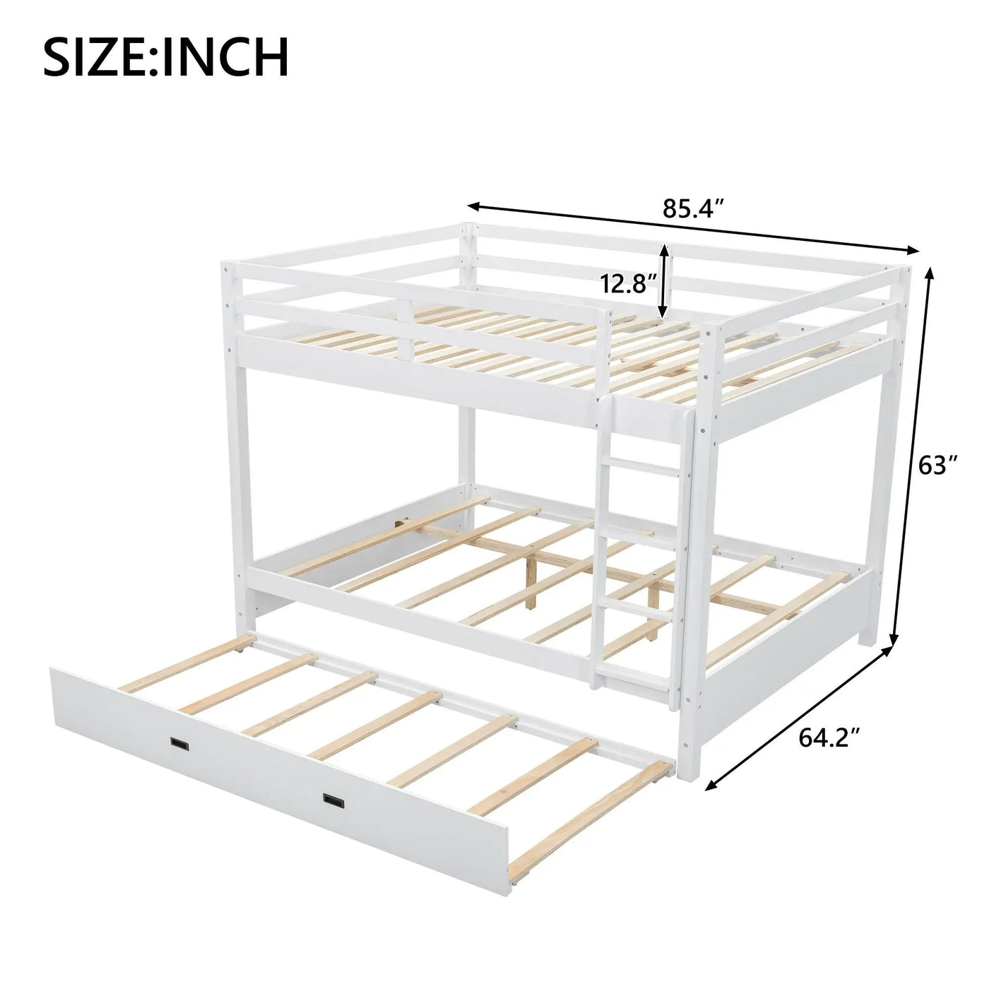 Sturdy Bunk Bed With Ladder by Unique Piece Furniture