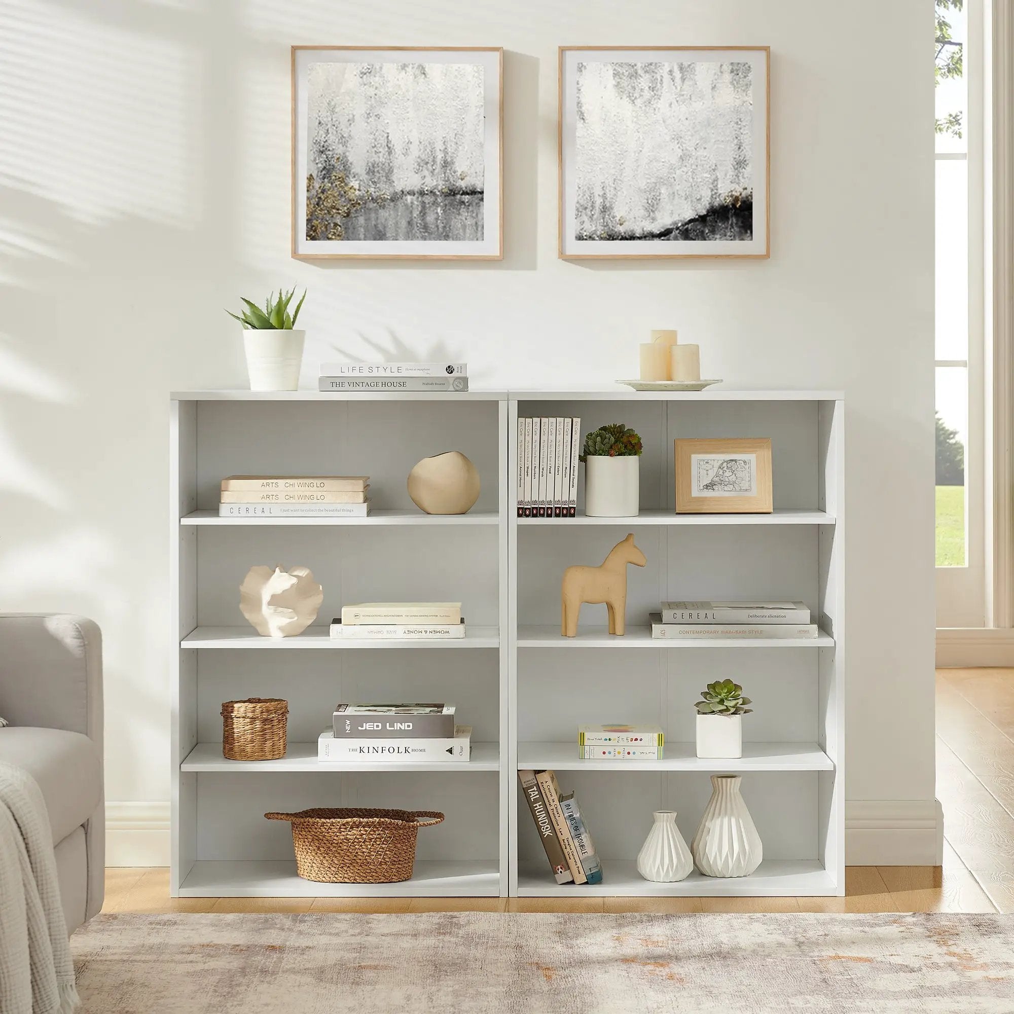 CD DVD Storage Cabinet with Adjustable Shelves by HouseOfZazla