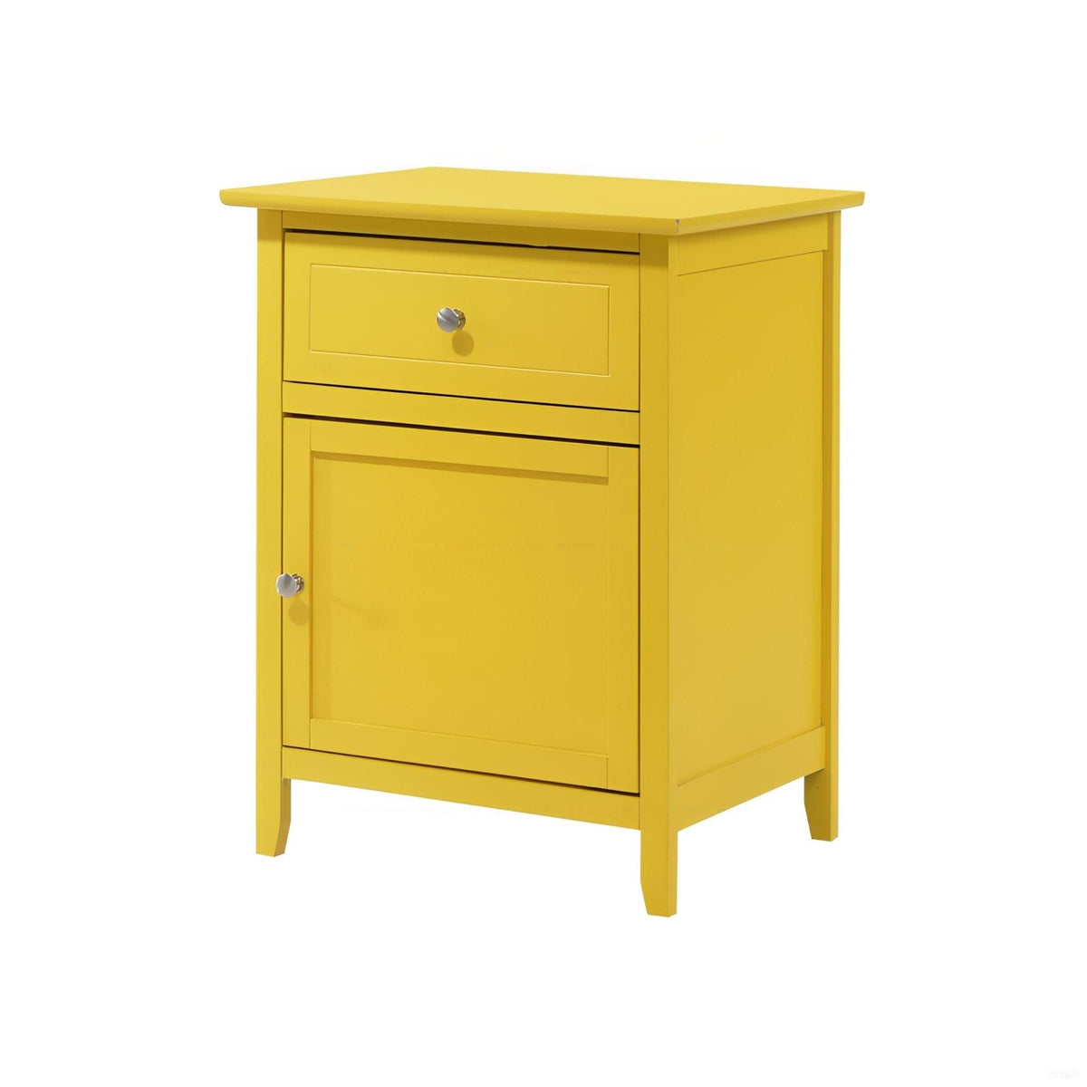1 Drawer / 1 Door Nightstand with Durable Wood Construction - Multiple Colors, photo 35 of 37