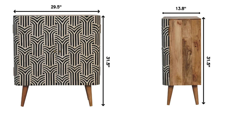 Edessa Bone Inlay Cabinet by HouseOfZazla