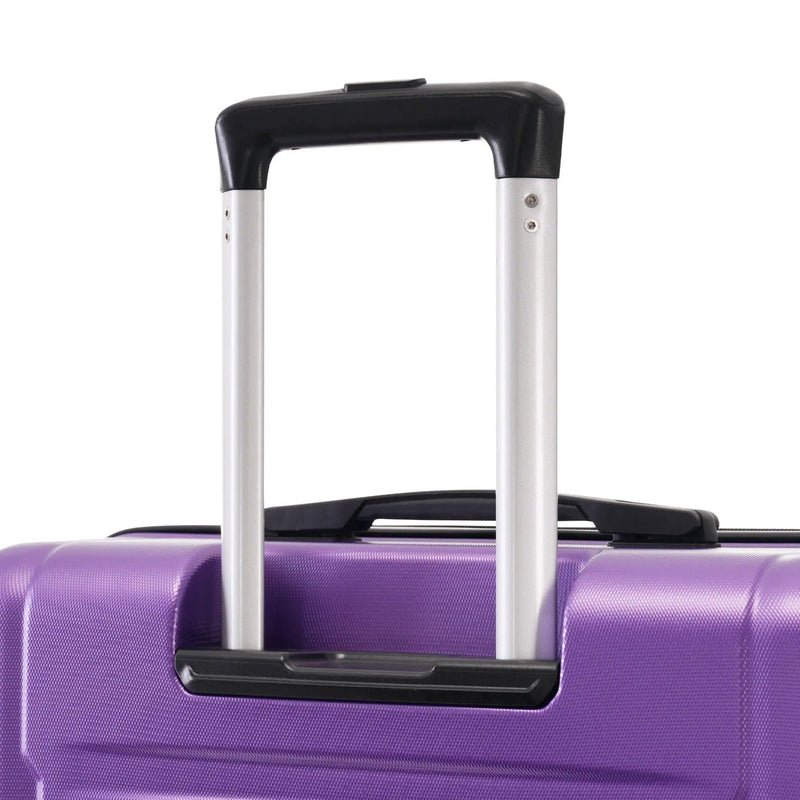 2 Piece Luggage Set With Bags Expanable Spinner Wheels ABS Lightweight Suitcase With Tsa Lock 20" / 24" by HouseOfZazla