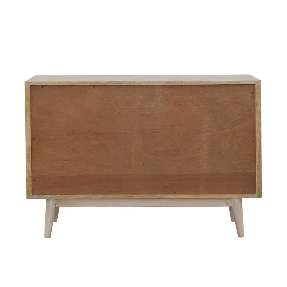 Ixora 2-door Wood Accent Cabinet White Washed and Black by Unique Piece Furniture