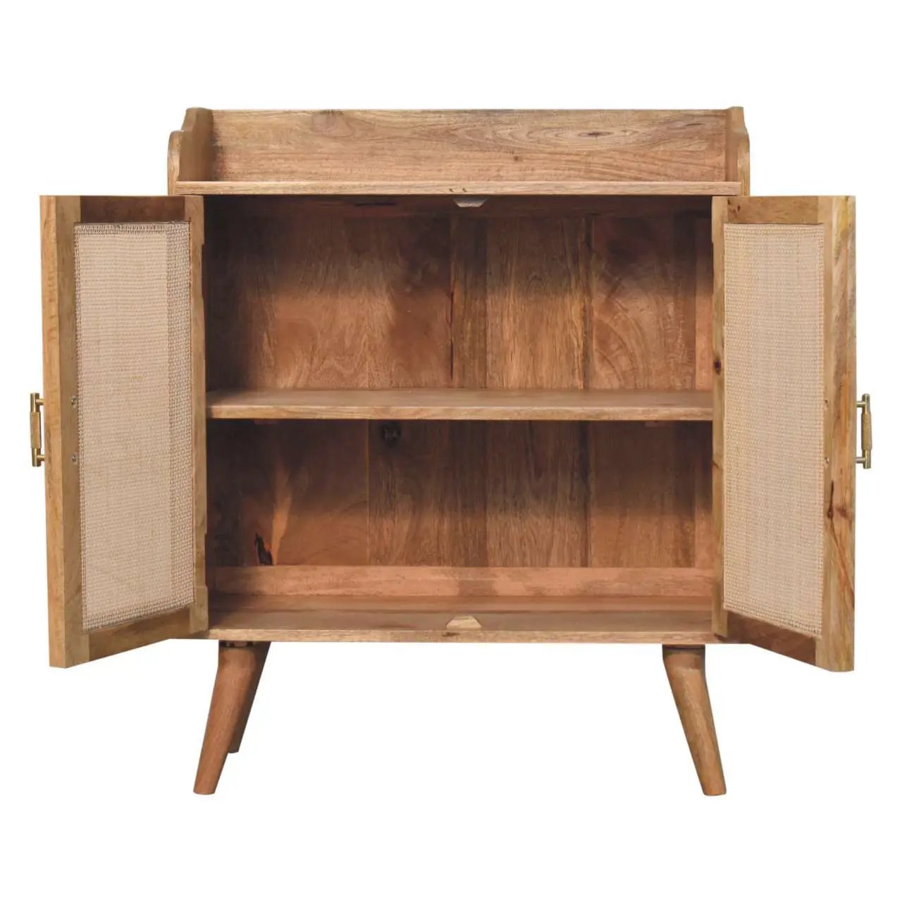 Larissa - T Bar Raised Cabinet - Brown by Unique Piece Furniture