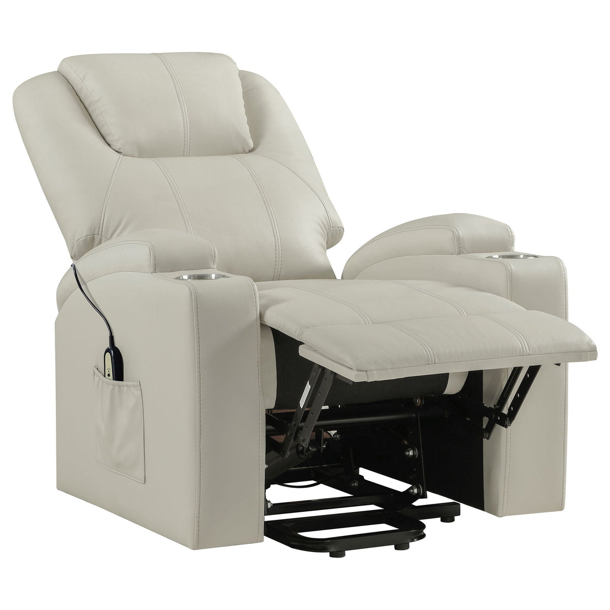 Macklin - Power Lift Massage Recliner With Heat And Dual Cupholders, photo 30 of 35