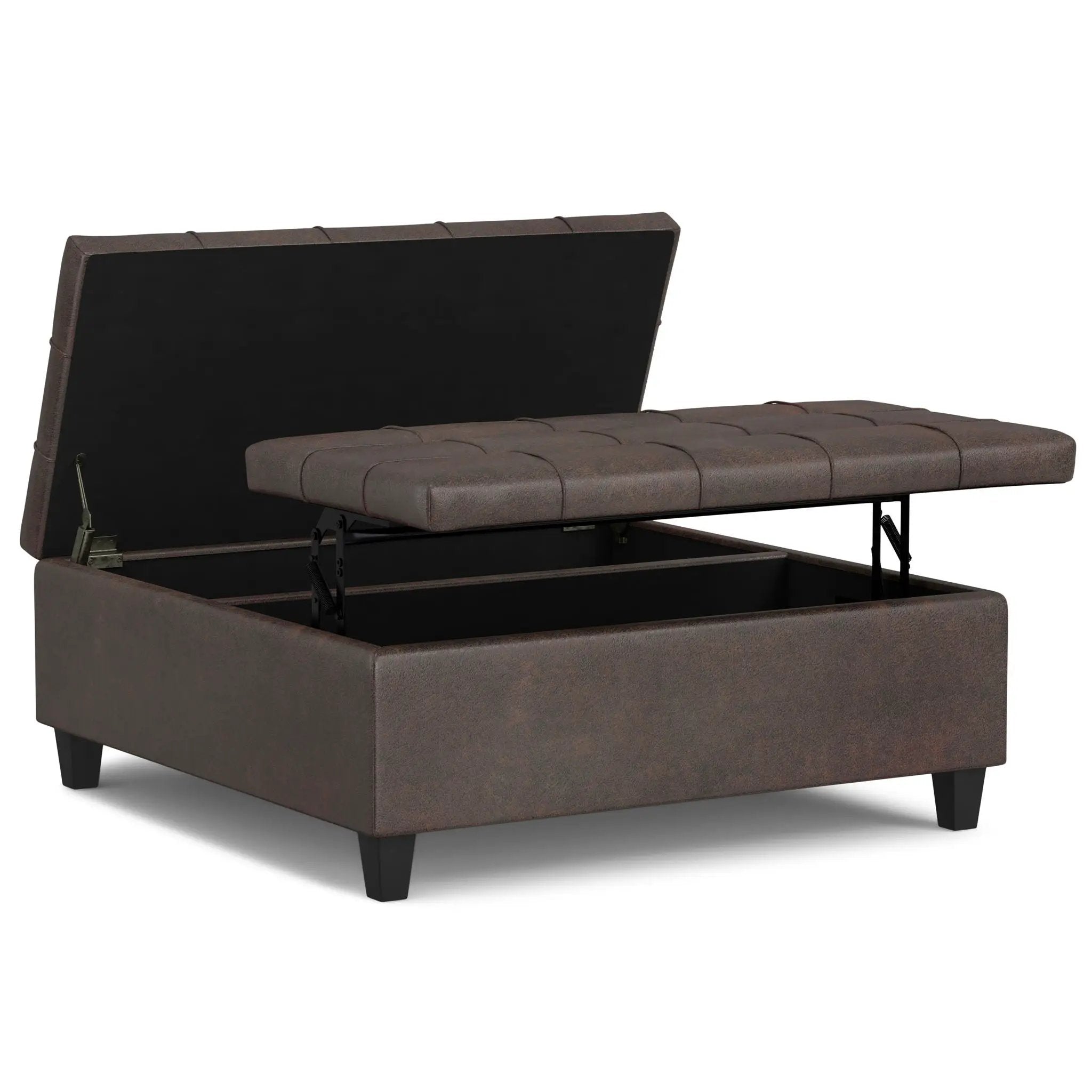 Harrison - Large Coffee Table Storage Ottoman by HouseOfZazla