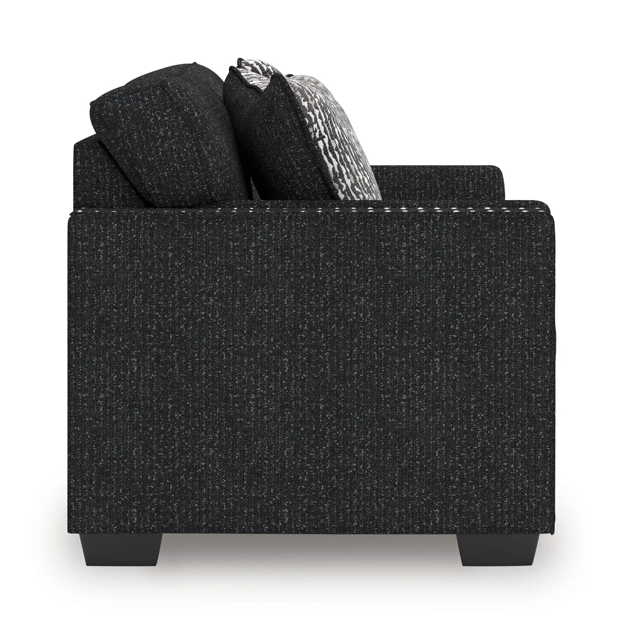 Jasmine Peaks - Loveseat - Coal by Unique Piece Furniture
