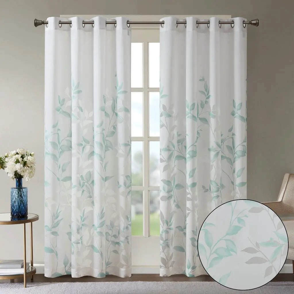 Burnout Printed Curtain Panel (Single Panel) by HouseOfZazla
