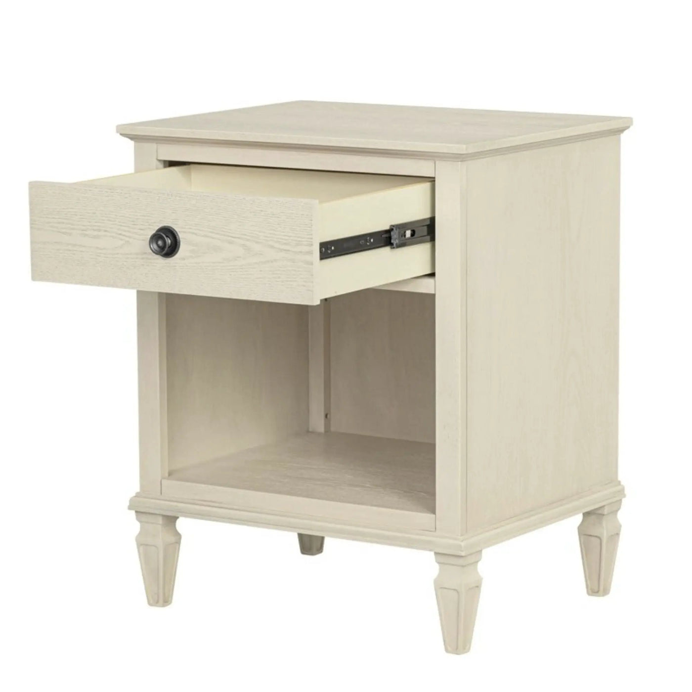Victoria - Nightstand With Open Storage by HouseOfZazla