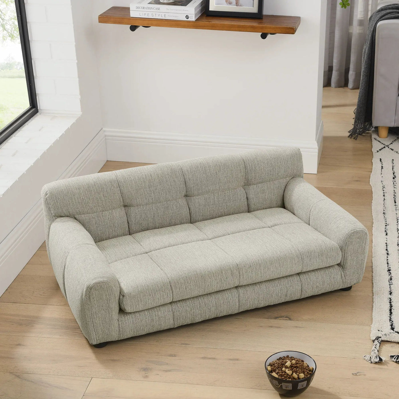 Modern Pet Sofa With Backrest And Armrests by HouseOfZazla