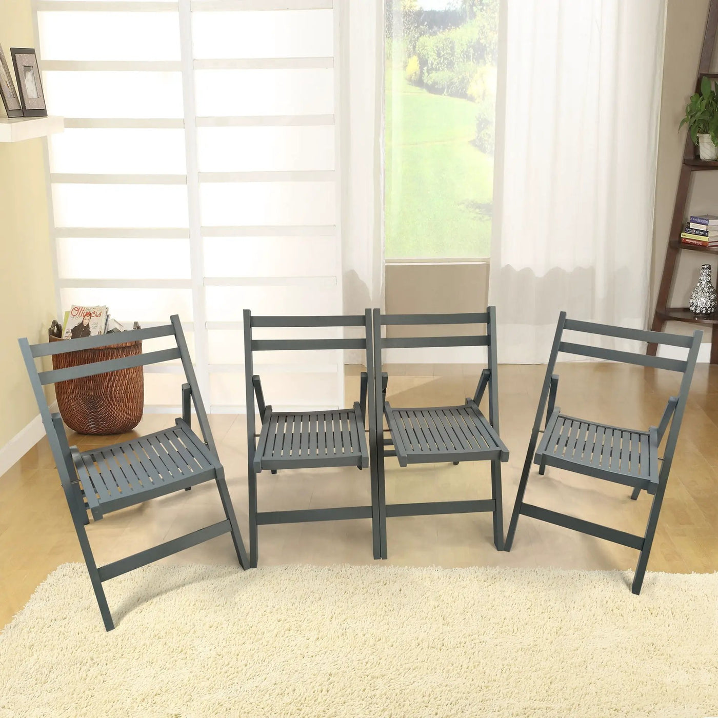 Folding Special Event Chair, Foldable Style (Set of 4) by Unique Piece Furniture