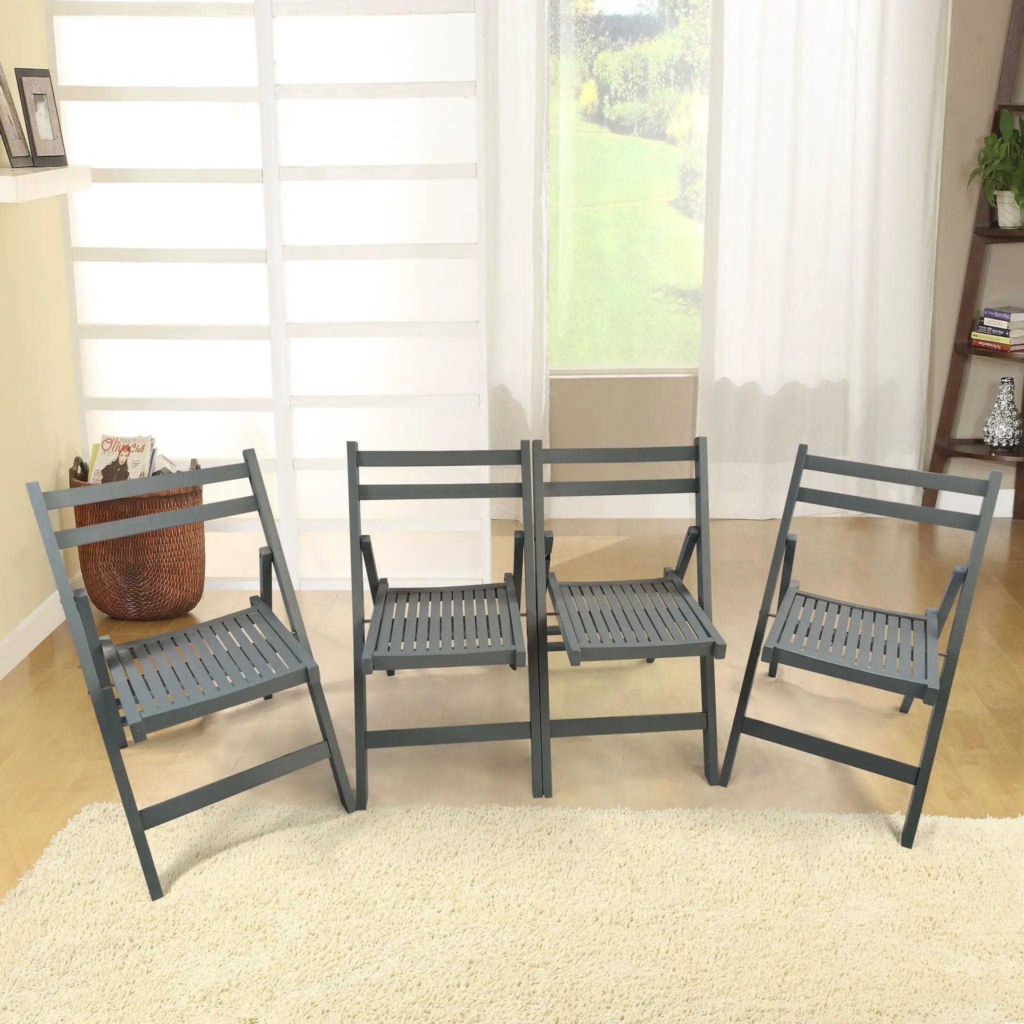 Folding Special Event Chair, Foldable Style (Set of 4) by Unique Piece Furniture