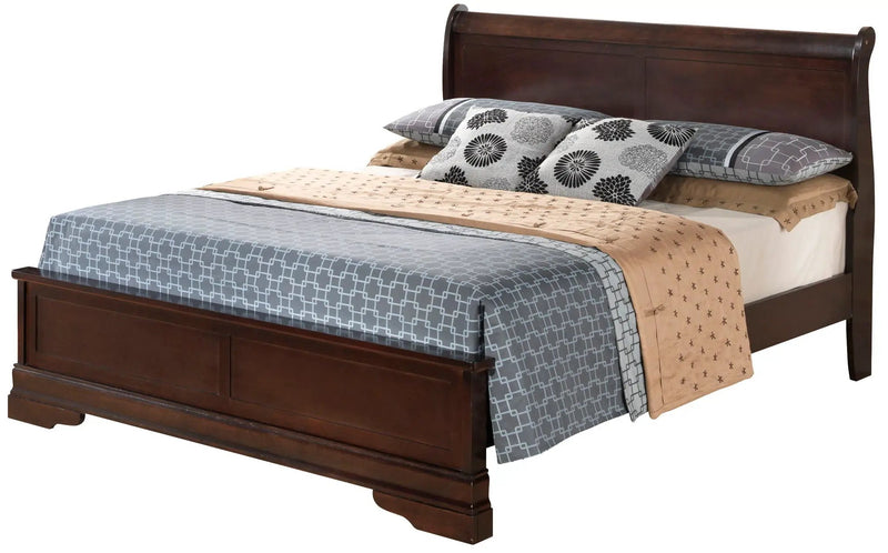 Sleigh Bed With Low Footboard by Unique Piece Furniture