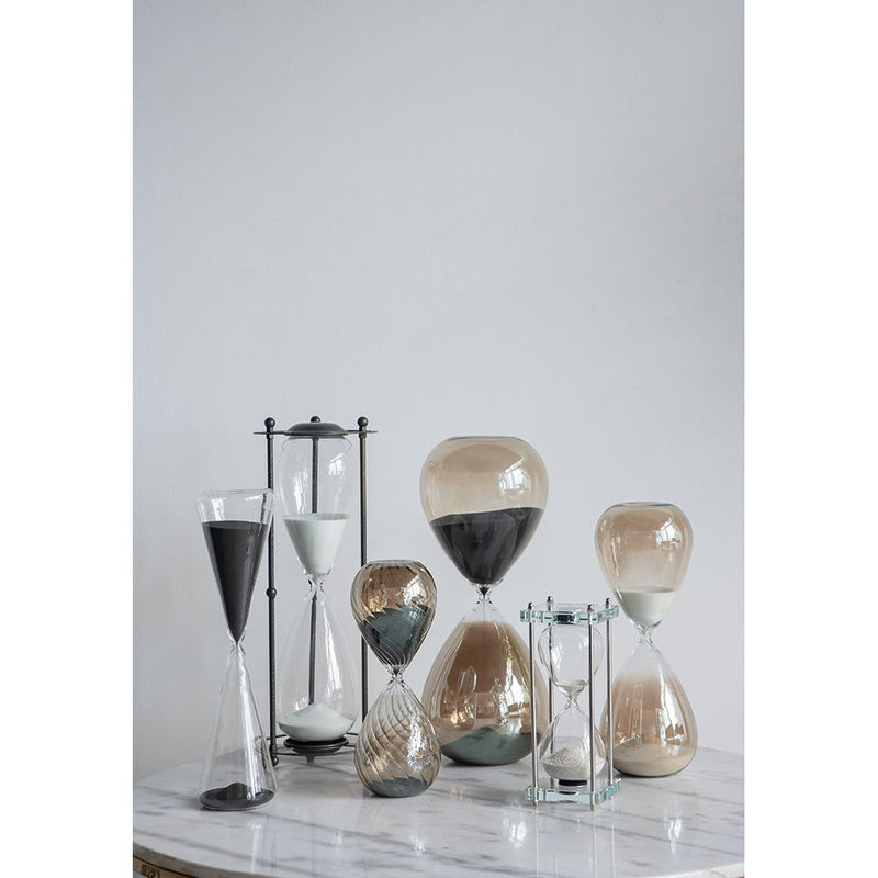 Triangular Shape Hourglass with Sand - Black, photo 9 of 9