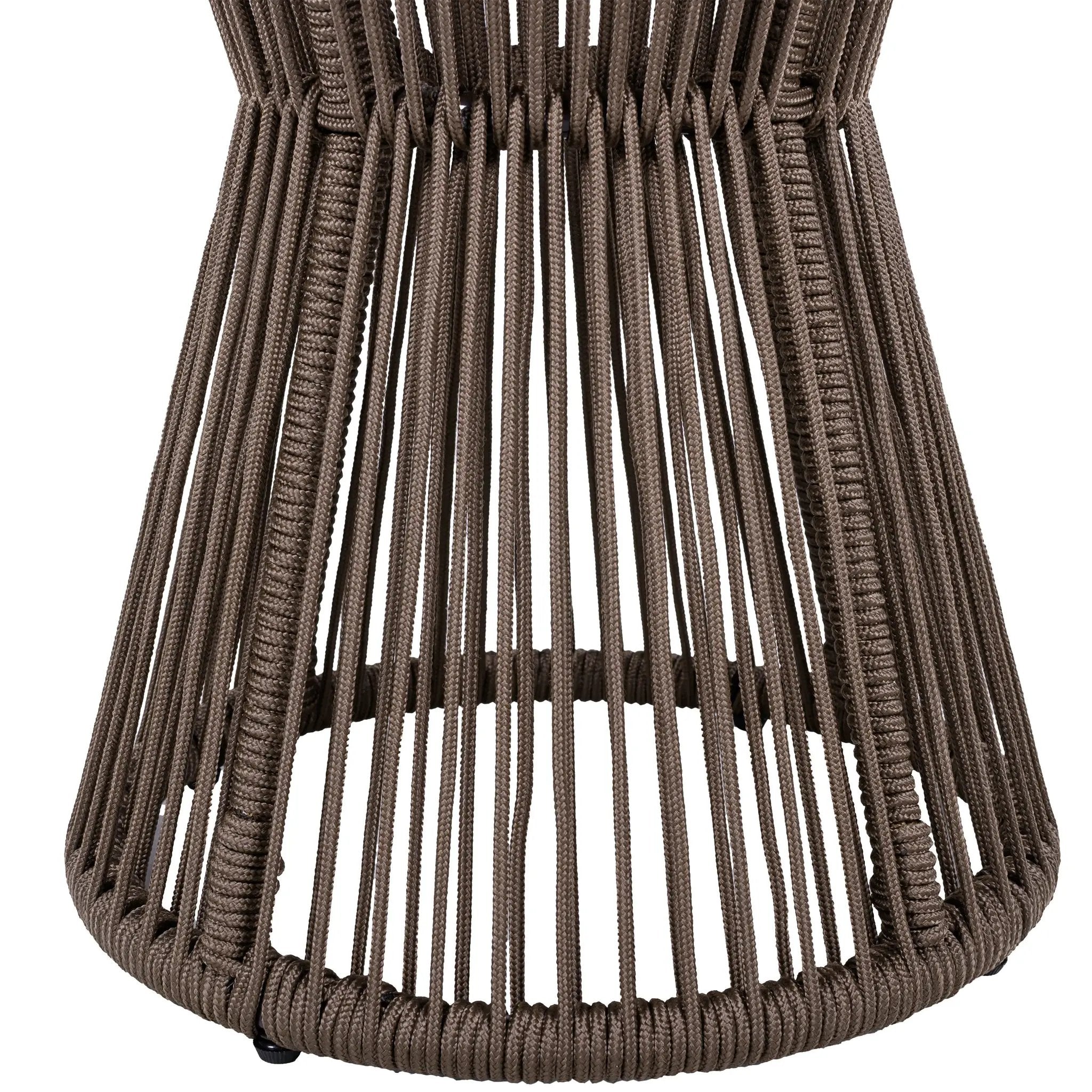 Outdoor Side Table, Dark by HouseOfZazla
