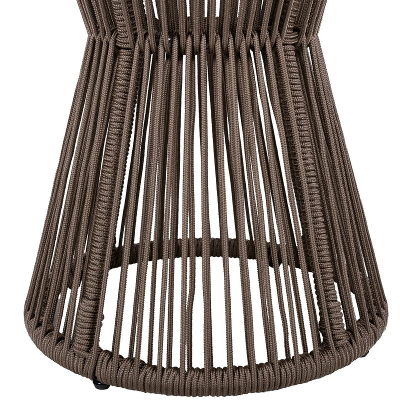 Outdoor Side Table, Dark by HouseOfZazla