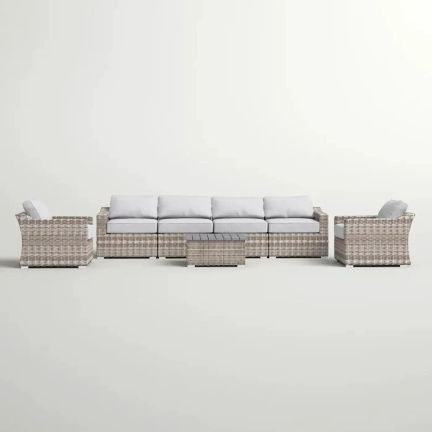 Stylish Sofa Seating Group With Cushions Perfect For Outdoor Gatherings by Unique Piece Furniture