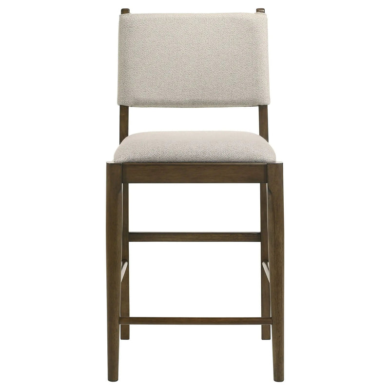 Ottowa Upholstered Counter Side Chair Brown (Set of 2) by Unique Piece Furniture