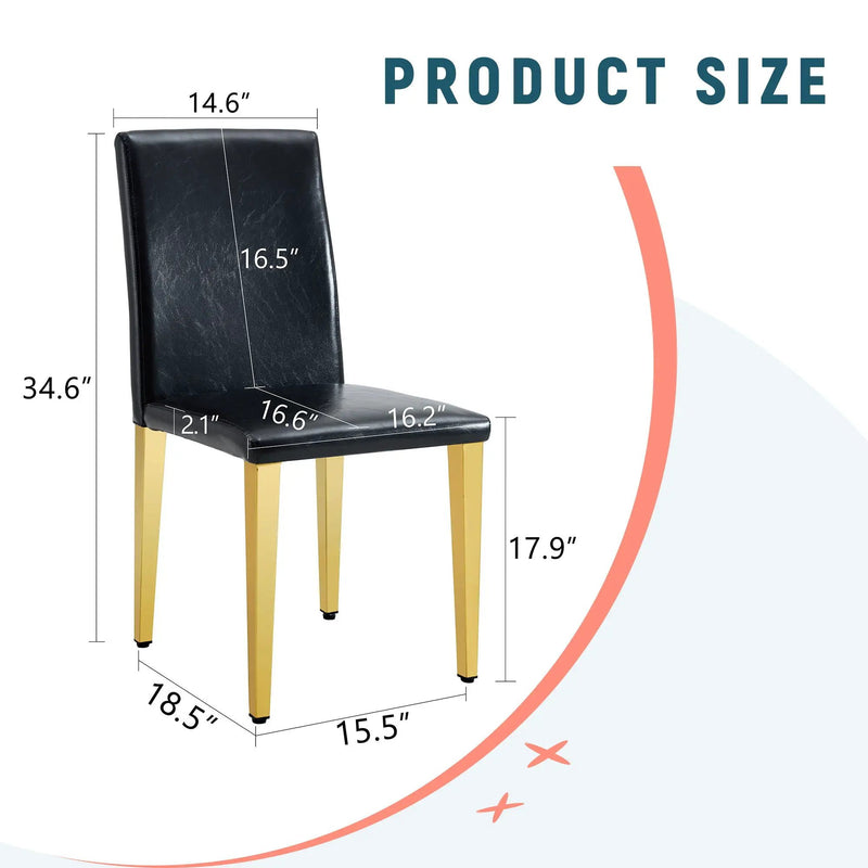 Elegant Upholstered Chairs With Metal Legs by Unique Piece Furniture