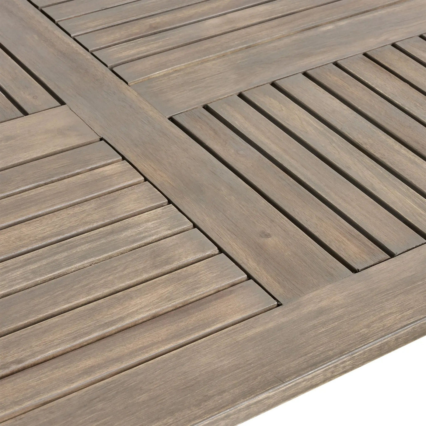 Outdoor Table With Smooth Lines, Slat Top by HouseOfZazla