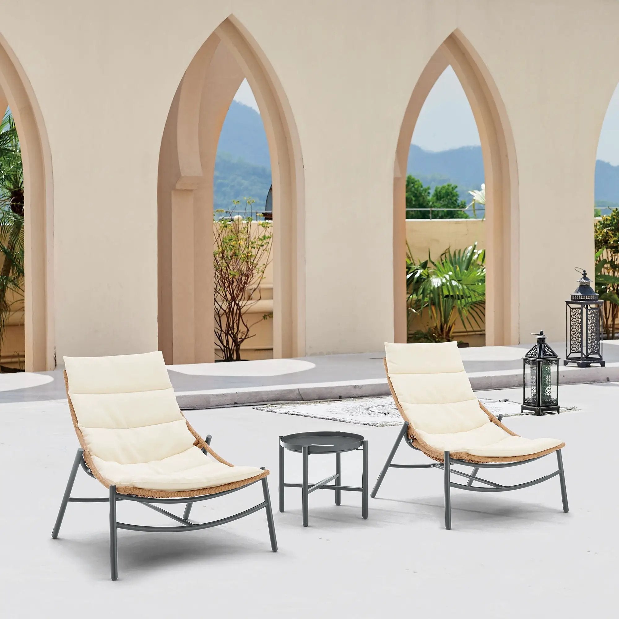 Sunset - 3 Piece Conversation Set by HouseOfZazla