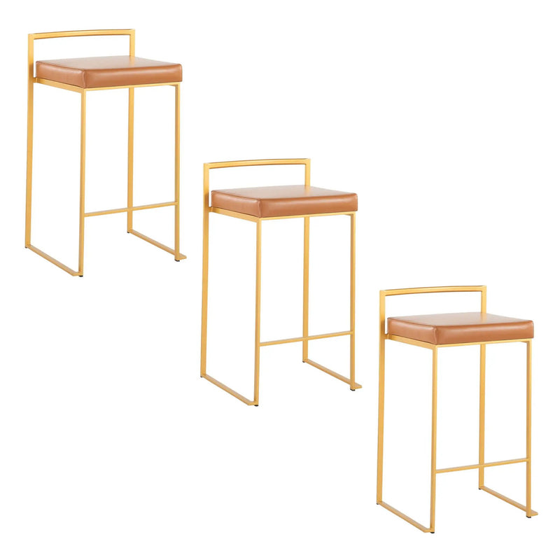 Fuji - Contemporary / Glam Design Counter Stool (Set of 2) by Unique Piece Furniture