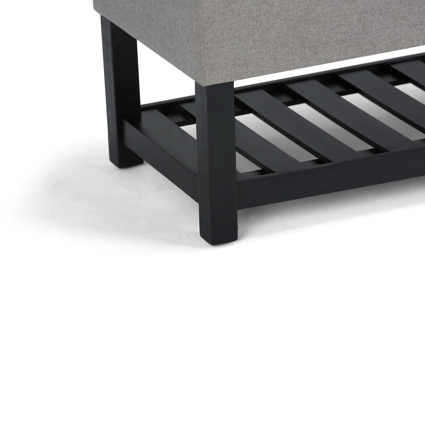 Saxon - Upholstered Transitional Storage Ottoman Bench by HouseOfZazla