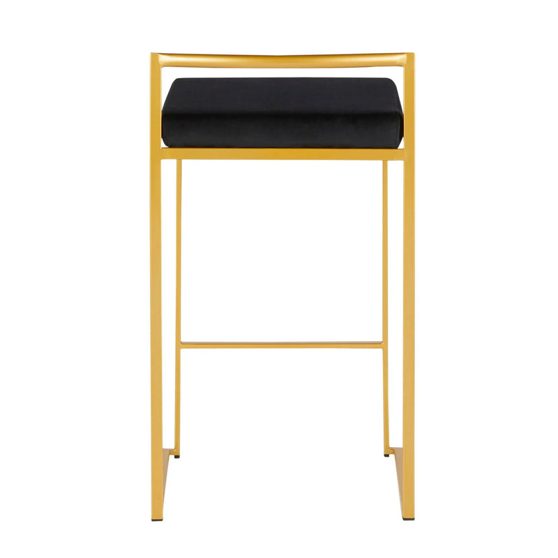 Fuji - Contemporary / Glam Design Counter Stool (Set of 2) by Unique Piece Furniture