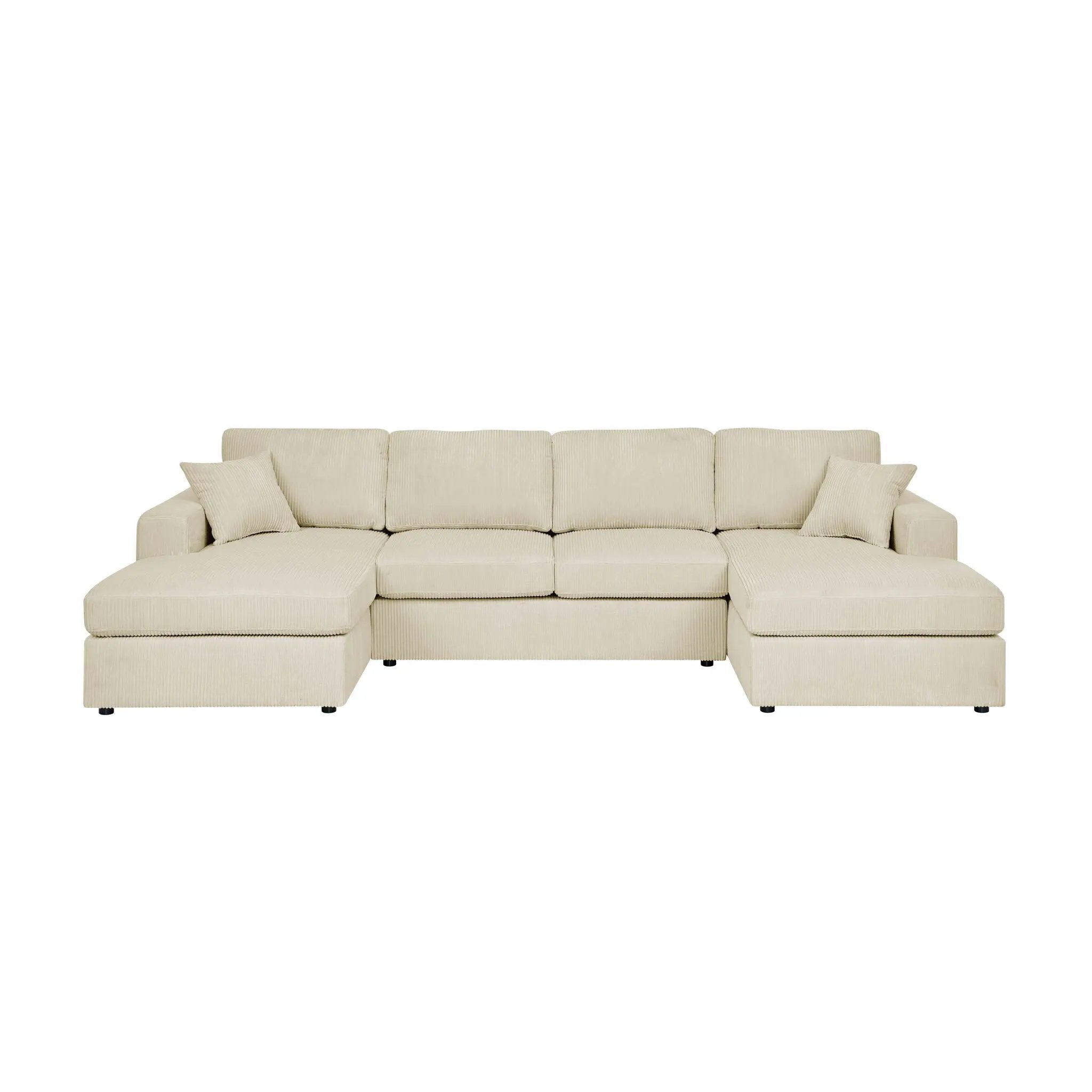 3 Piece Double Chaise Sectional Sofa by Unique Piece Furniture