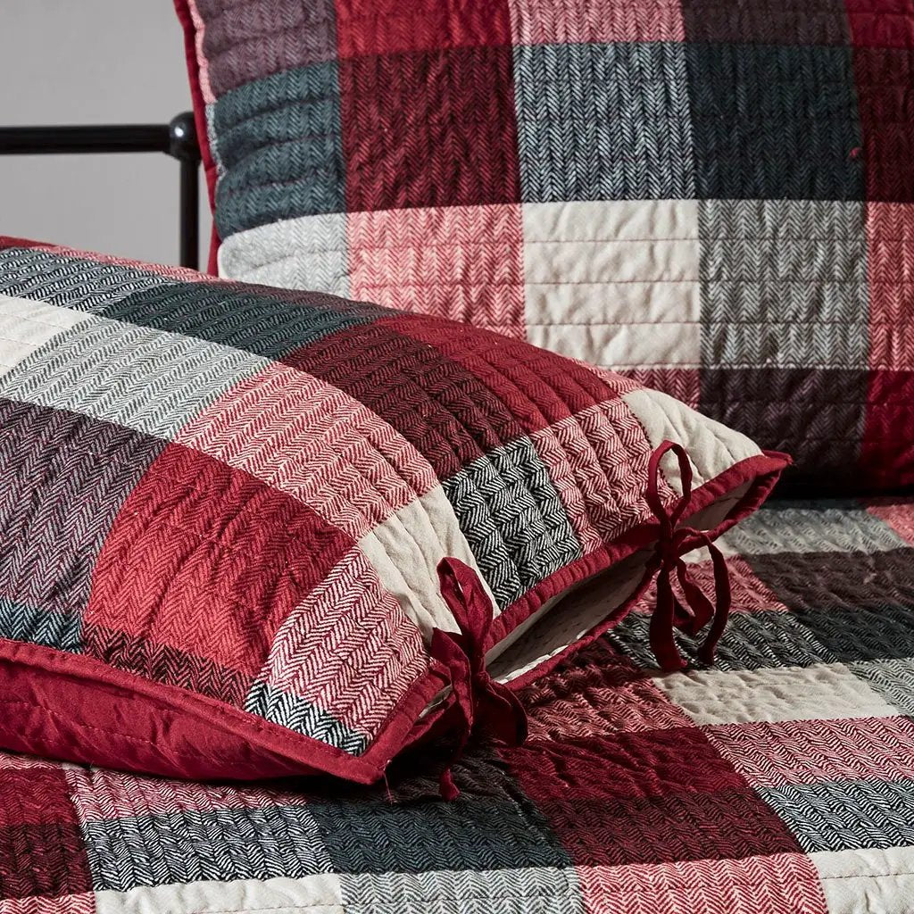6 Piece Reversible Plaid Daybed Cover Set by HouseOfZazla