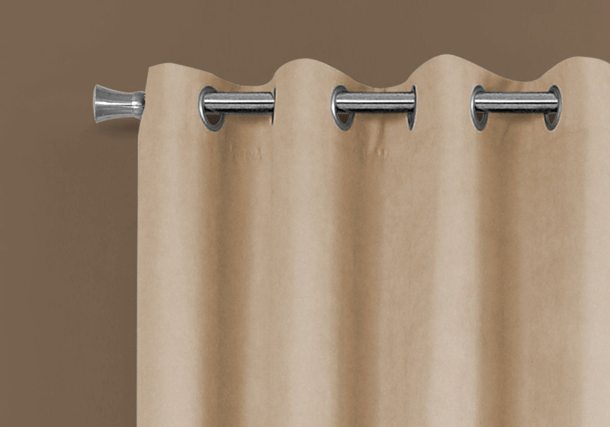 2 Pieces Set Room Darkening Curtain Panels with Grommet, photo 27 of 28