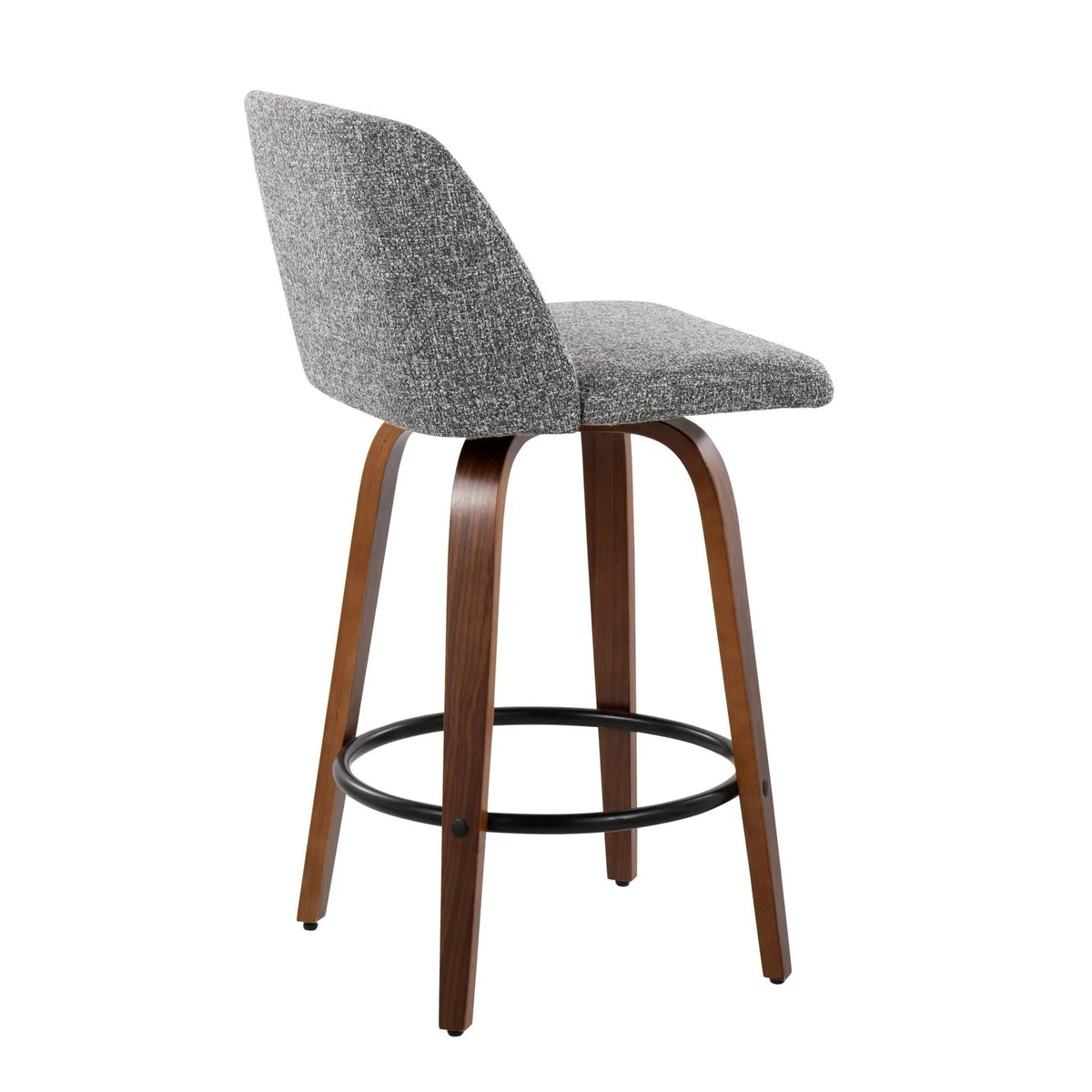 Toriano - Mid Century Modern, Counter Stool (Set of 2) by HouseOfZazla