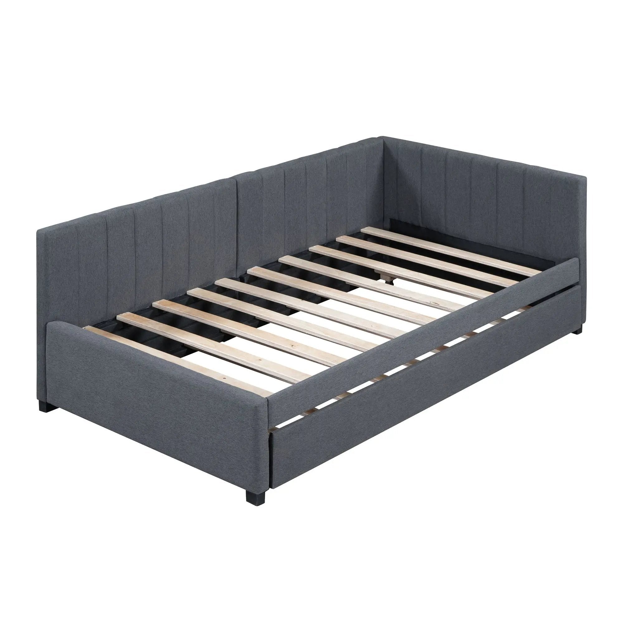 Upholstered Daybed, Sofa Bed Frame, No Box Spring Needed by HouseOfZazla