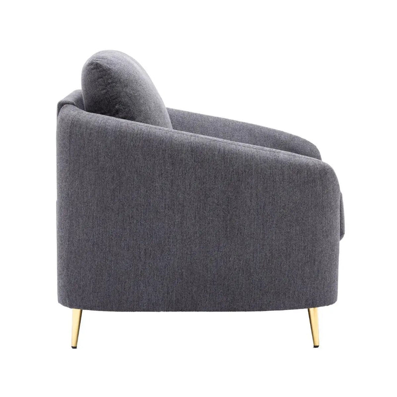 Yuina - Chair - Gray Linen by Unique Piece Furniture