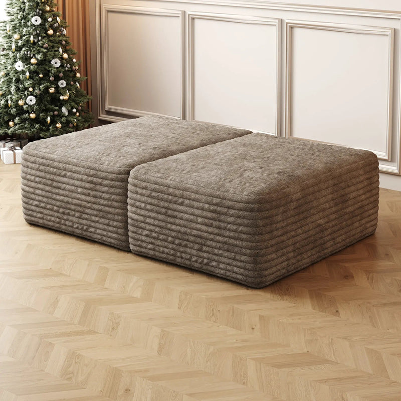 37.40" Sofa Ottoman - No Assembly Required by HouseOfZazla
