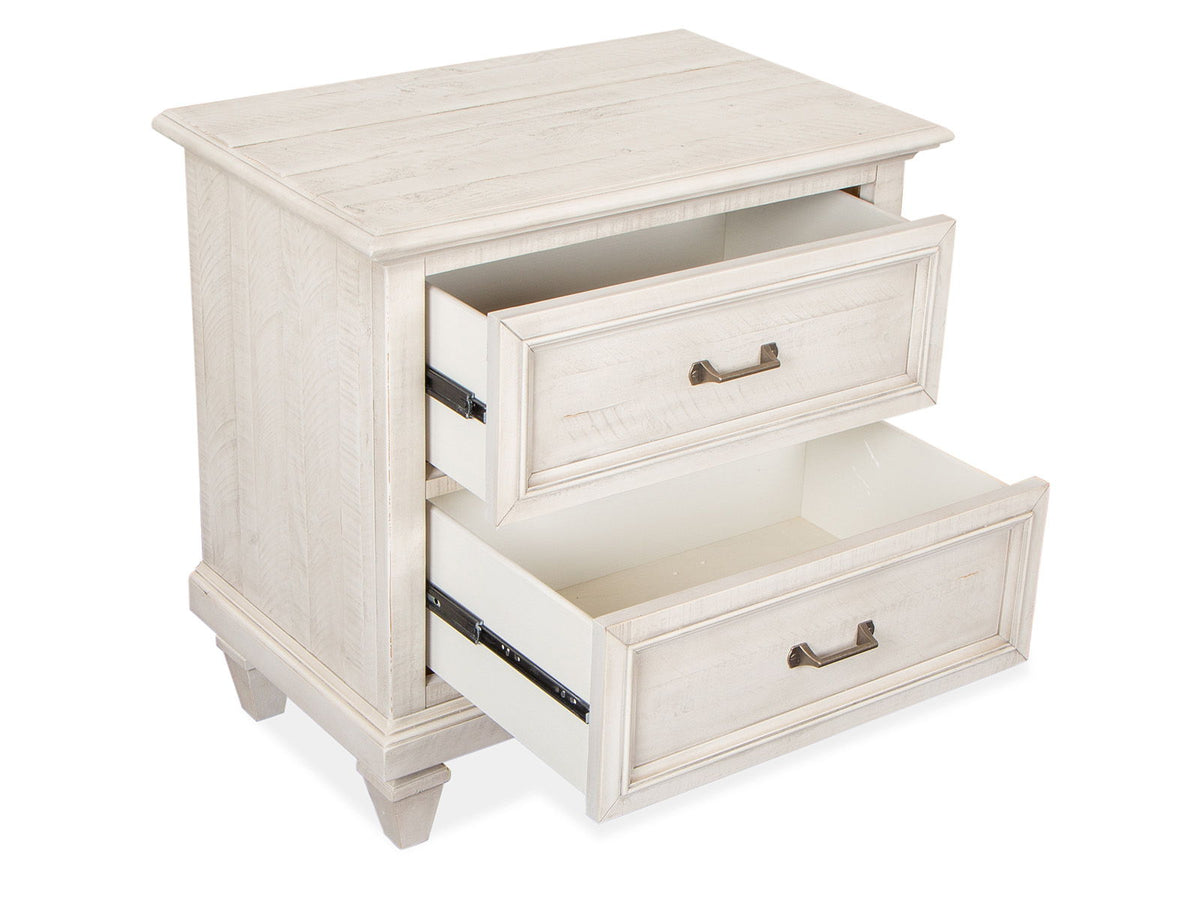 Newport - Drawer Nightstand - Alabaster, photo 7 of 7