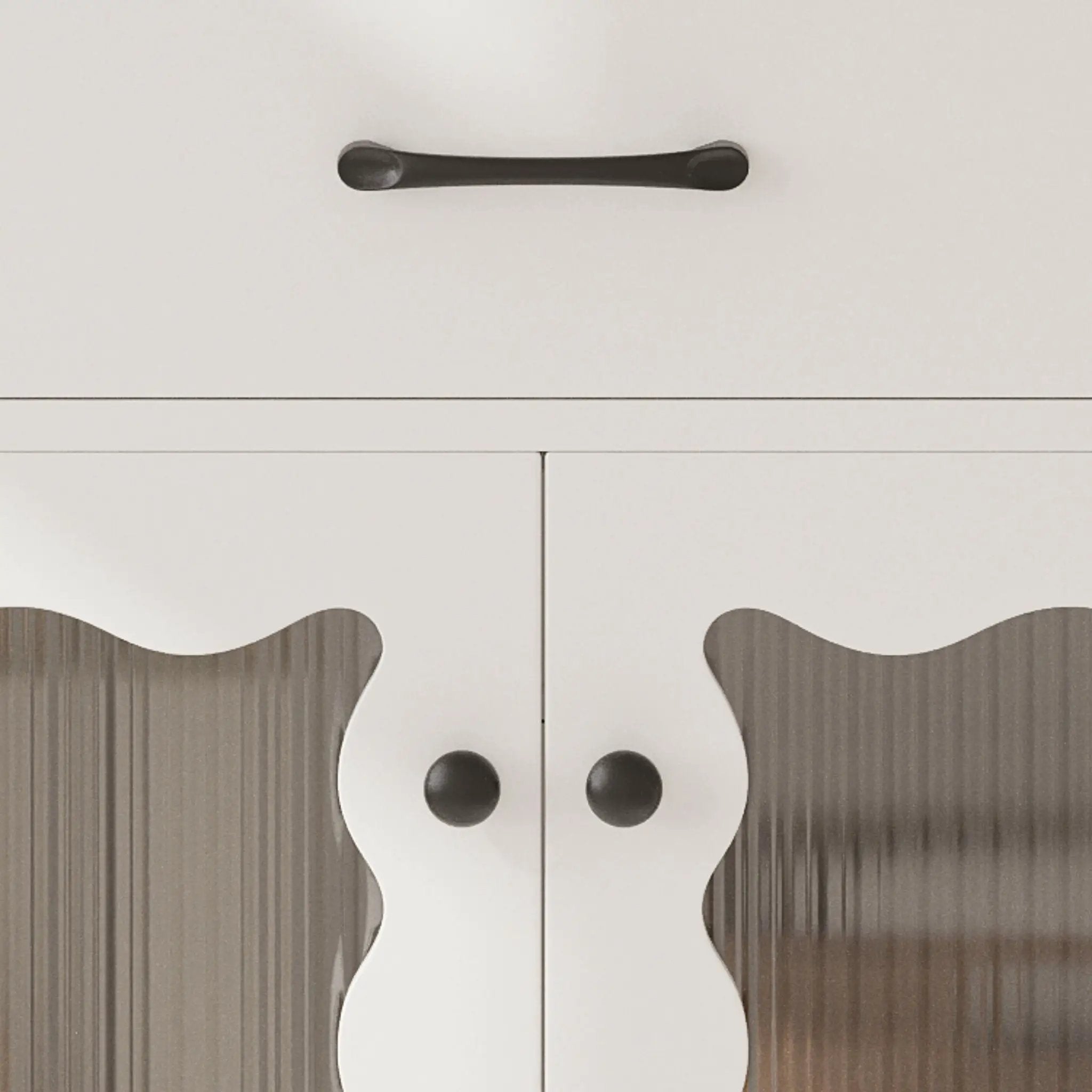 Modern Bathroom Vanity With Tempered Glass Doors by HouseOfZazla