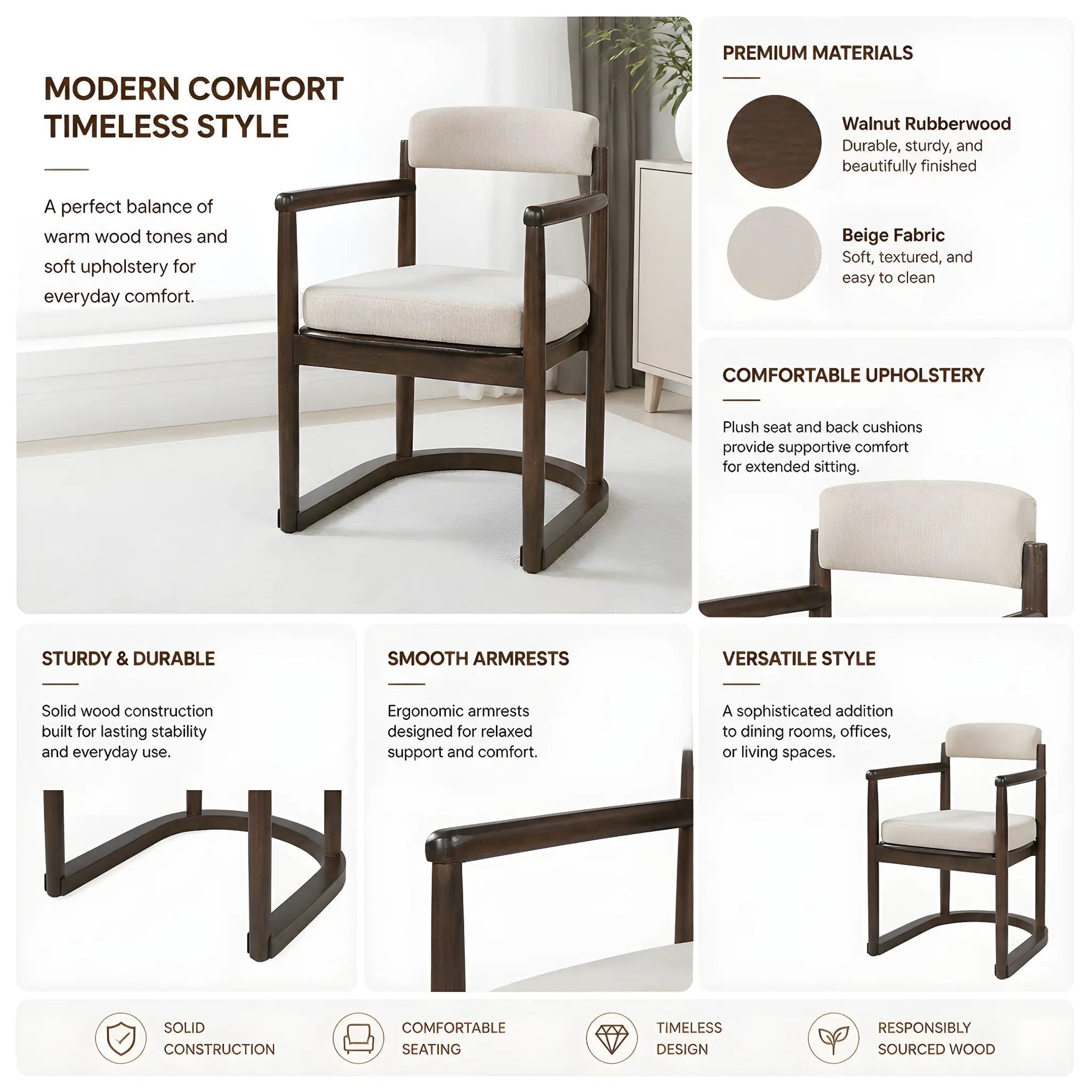 7-Piece Dining Table Set by HouseOfZazla