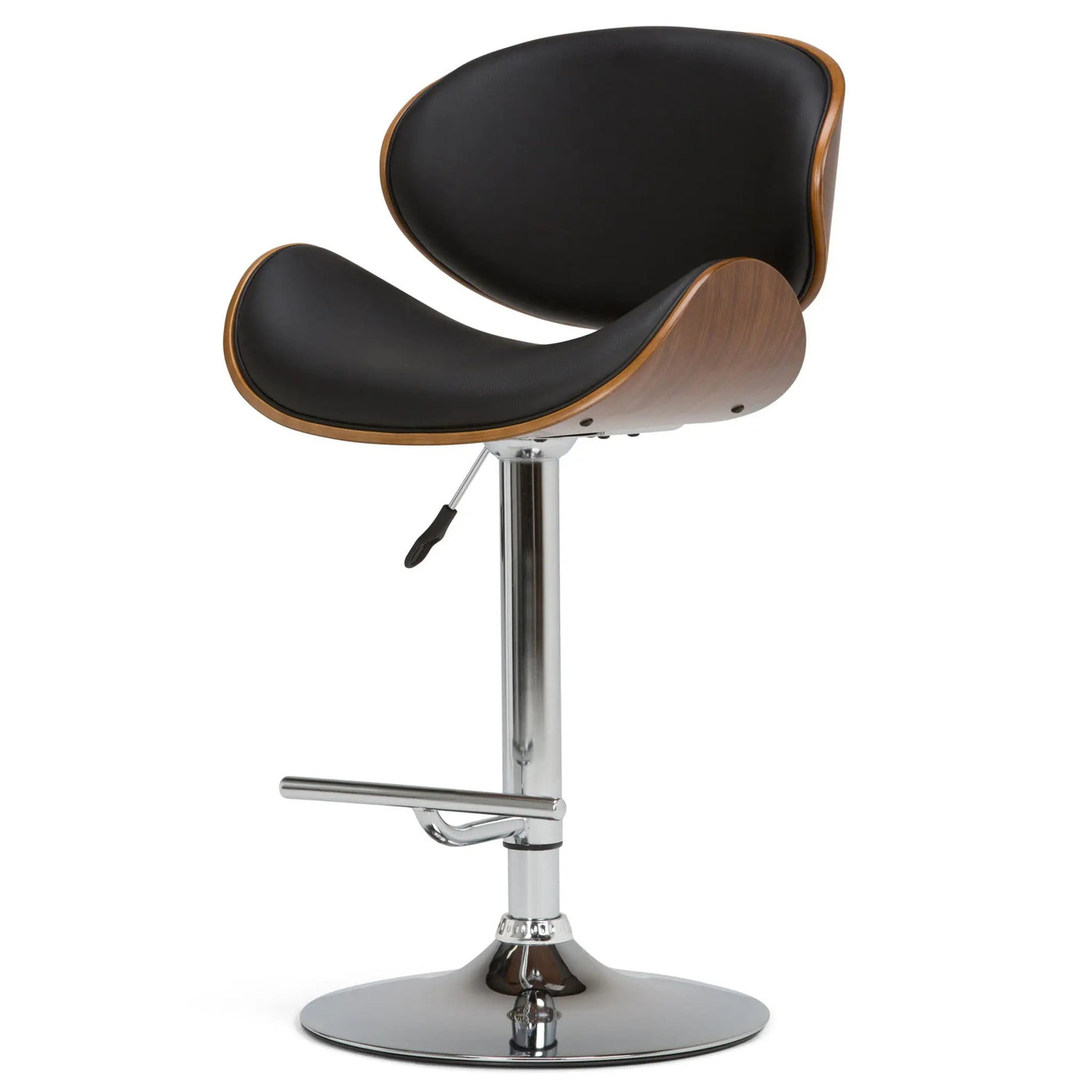 Marana - Multifunctional Handcrafted Bentwood Adjustable Swivel Bar Stool by HouseOfZazla