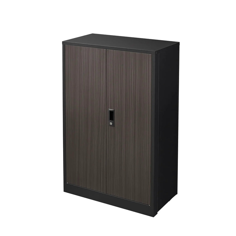 Metal Storage Cabinet With Locking Doors And Adjustable Shelf, Folding Filing Storage Cabinet, Folding Storage Locker Cabinet For Home Office, School, Garage by HouseOfZazla