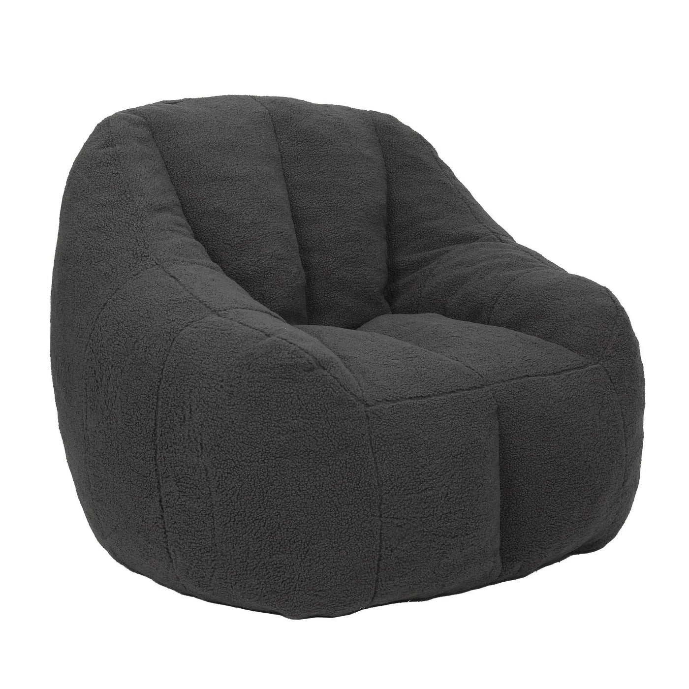 Comfy Bean Bag Chair With Memory Foam Filler, Tufted Soft by HouseOfZazla